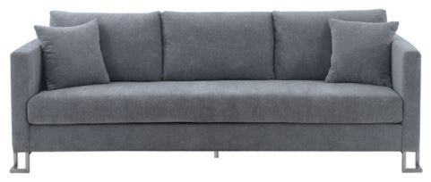 Armen Living Heritage Gray Sofa-0