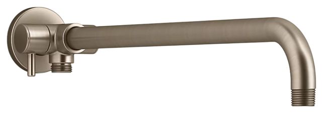 KOHLER® Vibrant Brushed Bronze Wall-Mount Rainhead Arm with 3-Way Diverter-0