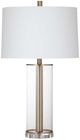 Bassett Mirror Ares Brass/Clear Table Lamp-0