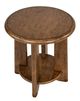 Magnussen Home® Tanner Tawny Brown Round End Table-4