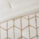 Olliix by Intelligent Design Raina Ivory and Gold Twin/Twin XL Metallic Printed Comforter Set-2