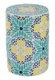 A & B Home Multicolored Cylinder Accent Stool-1