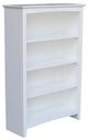 John Thomas Furniture® Home Accents Pure White 48" Shaker Bookcase-0