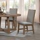 Furniture of America® Everett 5-Piece Rustic Brown Round Table Dining Set-1