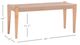 Powell® Cosgrove Natural Dining Bench-2