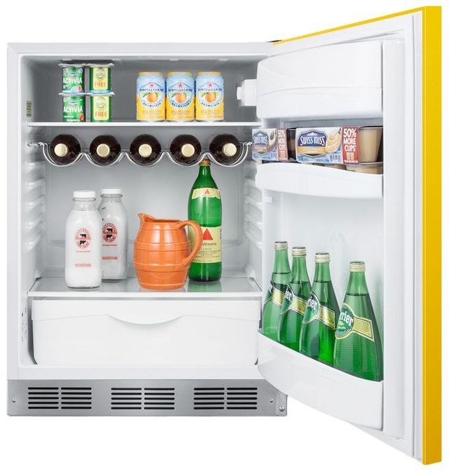 Summit® 5.8 Cu. Ft. Saffron Gold Under The Counter Refrigerator -1