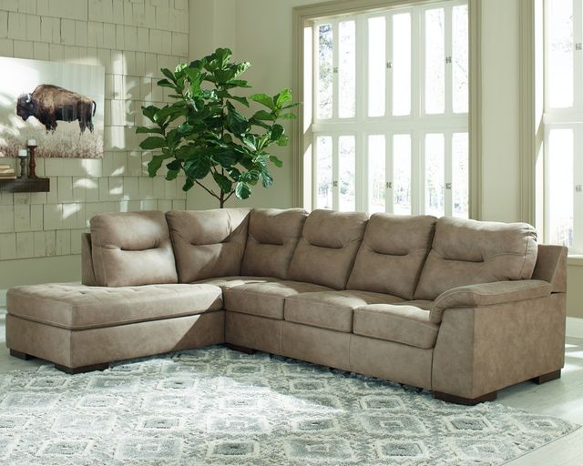 Signature Design by Ashley® Maderla 2-Piece Pebble Left-Arm Facing Sofa Sectional and Chaise-3