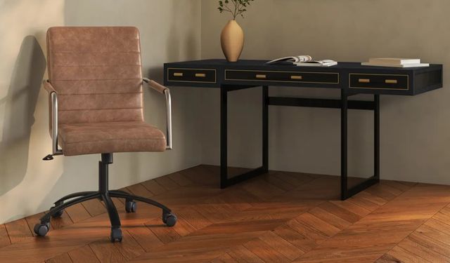 Moe's Home Collection Roy Road Brown Office Chair-1