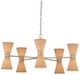 Currey & Company Natural/Silver Pennyworth Chandelier-3