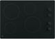 GE® 30" Black Built-In Knob Control Electric Cooktop with 4 Elements-0