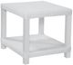 Braxton Culler Tangier White Outdoor End Table-0