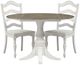 Liberty Furniture Magnolia Manor 3-Piece Antique White/Weathered Bark Drop Leaf Dining Set-0