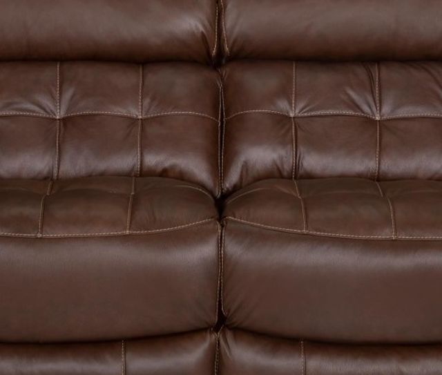 Franklin™ Corwin Dakota Brown Leather Dual Seat Power Reclining Sofa-2