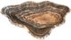 A & B Home Macias Brown Hand-Carved Zebra Onyx Bowl-0
