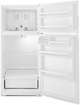 Amana® 28" 14.3 Cu. Ft. White Top Freezer Refrigerator-1
