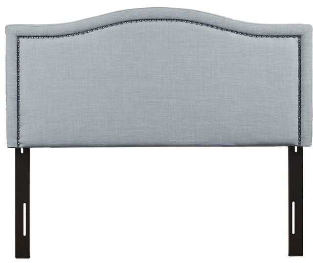 Olliix by Madison Park Nadine Dusty Blue Queen Upholstery Headboard-0