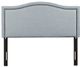 Olliix by Madison Park Nadine Dusty Blue Queen Upholstery Headboard-0
