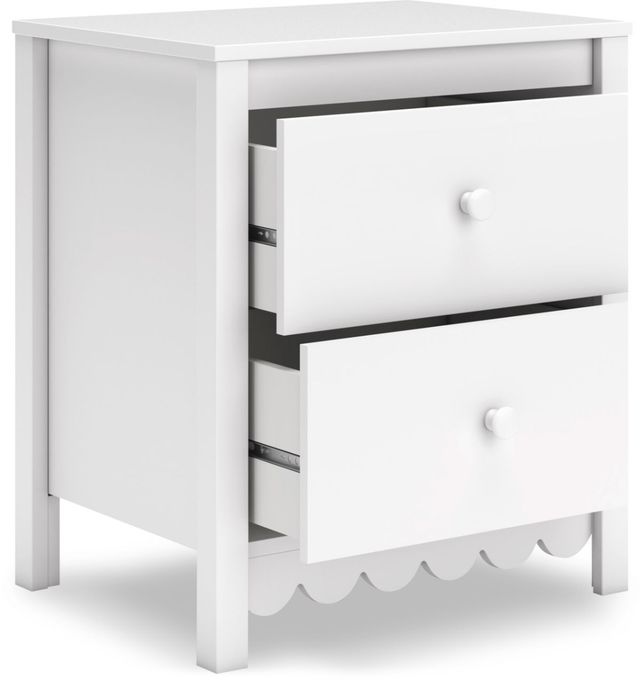 Signature Design by Ashley® Hallityn White Nightstand-1
