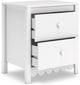 Signature Design by Ashley® Hallityn White Nightstand-1