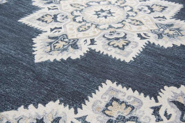 Rizzy Home Resonant Blue 5'x8' Rectangular Rug-1