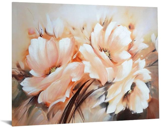 Classy Art 32" Hand Painted Textured Wall Art Set-1
