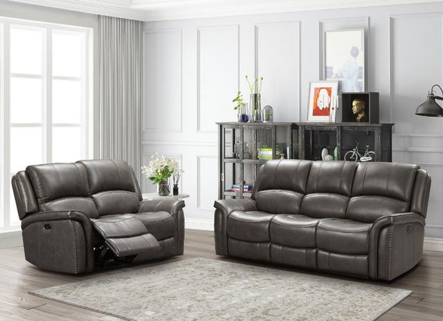 Signature Design by Ashley® Gaspar 2-Piece Gray Living Room Set-3