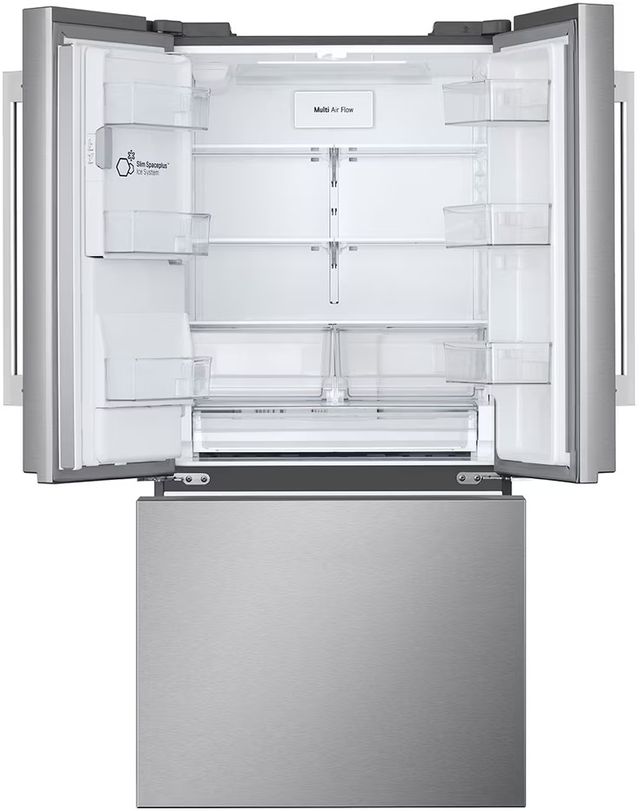 LG 33" 24.5 Cu. Ft. Stainless Steel French Door Refrigerator with Ice & Water Dispenser and Dual Ice Maker-1