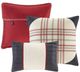 Olliix by Madison Park Red King Ridge 7 Piece Herringbone Comforter Set-1