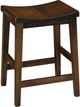 Archbold Furniture Customizable Trditional Maple Dining Saddle Counter Stool-2