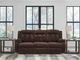 Signature Design by Ashley® Greely Bend Chocolate Power Reclining Sofa with Drop Down Table-5