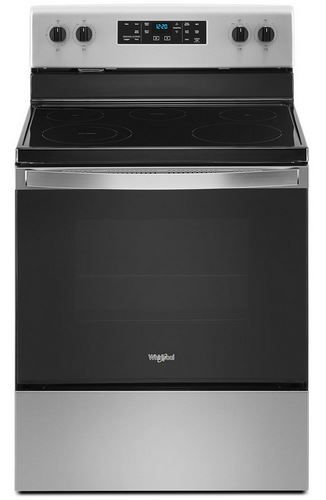 Whirlpool® 30" Stainless Steel Freestanding Electric Range-0