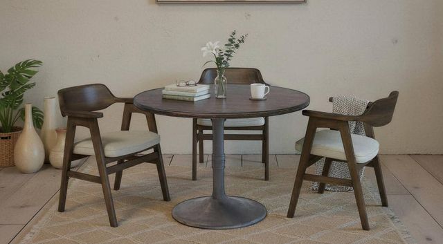 Nest Home Collections Sadie Java 48" Round Counter Table-1