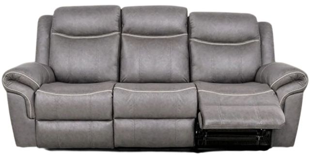 Furniture of America® Agata Warm Gray Manual Sofa-0