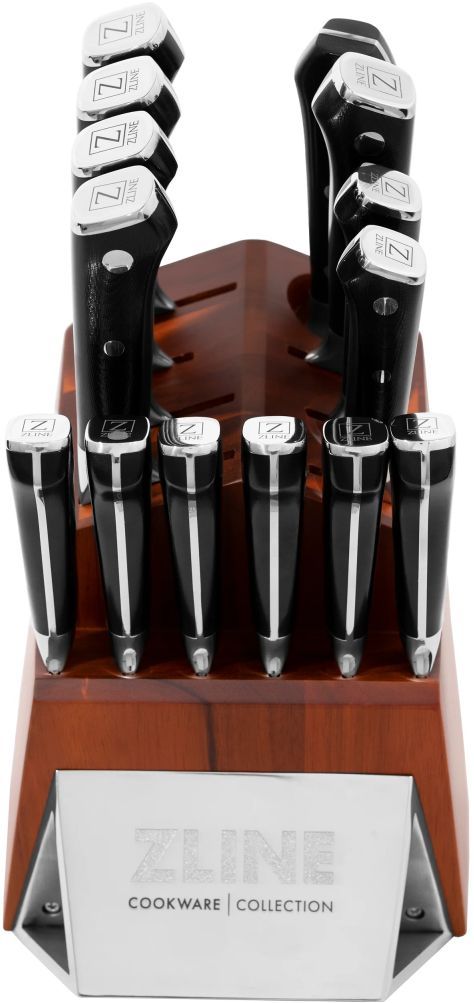 ZLINE 15 Piece Professional German Steel Kitchen Knife Block Set-1