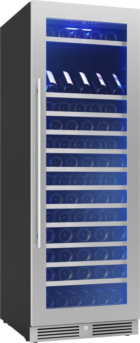 Zephyr Presrv™ 14.9 Cu. Ft. Glass/Stainless Steel Wine Cooler-8