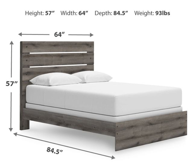 Signature Design by Ashley® Graystorm Brown/Gray Queen Panel Bed-4