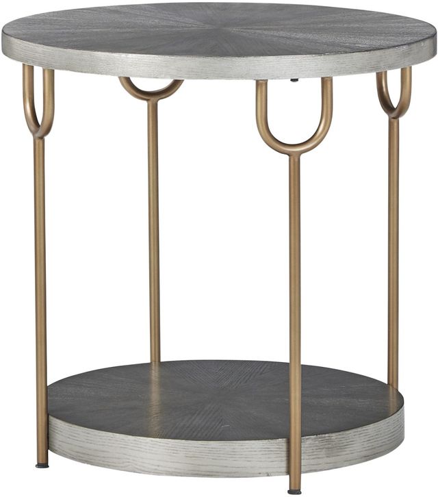 Signature Design by Ashley® Ranoka 2-Piece Platinum Living Room Table Set-2