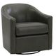 Synergy® 2124 Moss Leather Swivel Chair-0