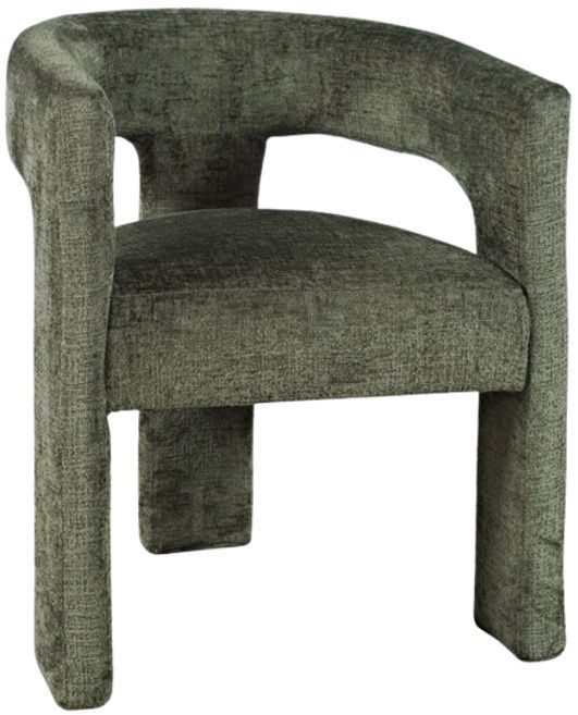 Jofran Inc. Urban Archive Gwen Forest Upholstered Arm Chair-0
