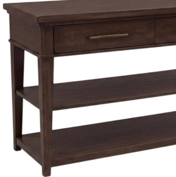 Legacy Classic Reflections Dark Roast Sofa Table-1