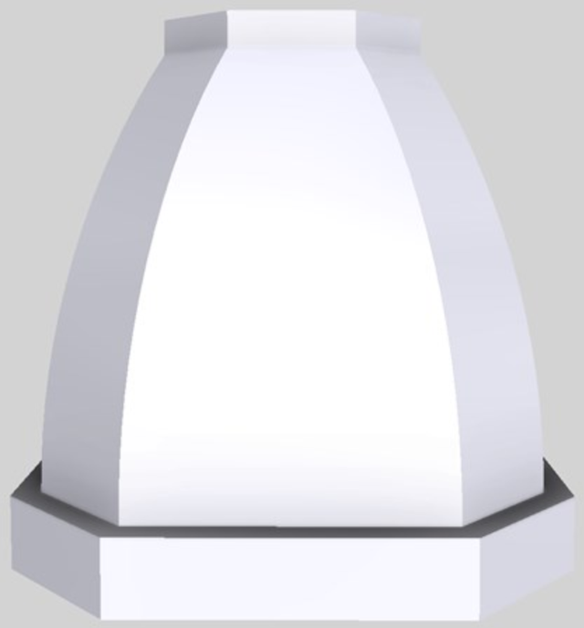 Vent-A-Hood® Designer Series 54" White Island Range Hood-1