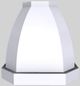 Vent-A-Hood® Designer Series 54" White Island Range Hood-1