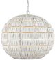 Currey & Company White Panopolis Pendant-1