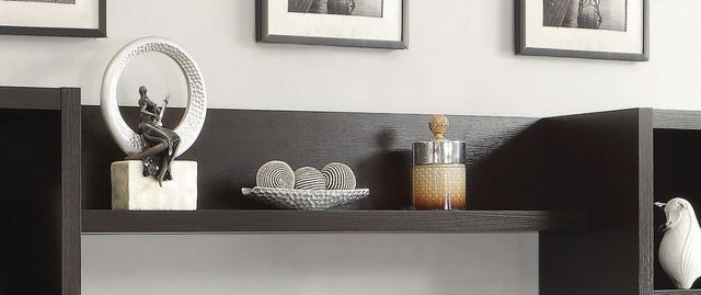 Coaster® Cappuccino Bridge With Back Panel-1