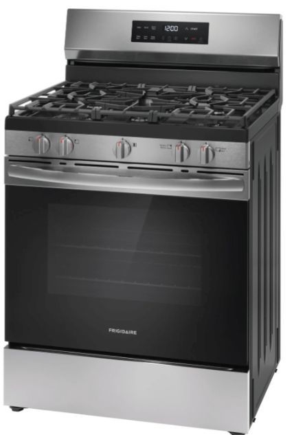 Frigidaire® 30" Stainless Steel Freestanding Gas Range-1