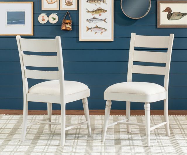 Legacy Classic Lake House Sailcloth Ladder Back Dining Side Chair-1