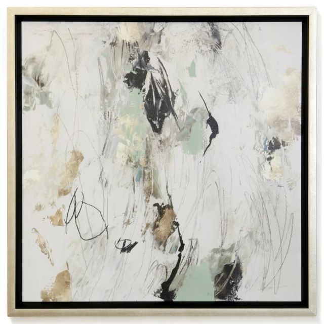 Stylecraft Greenish Light Green/White Wall Art -0
