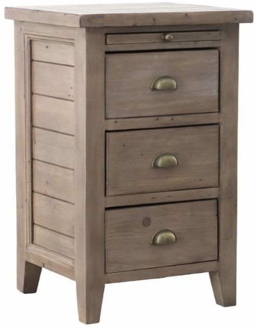 LH Home Irish Coast 3-Drawer Nightstand -0
