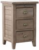 LH Home Irish Coast 3-Drawer Nightstand -0