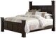 Standard Furniture Stonehill Dark King Panel Poster Bed-0